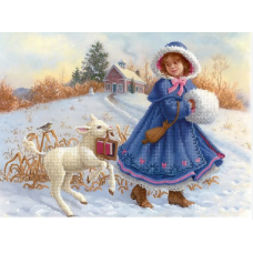 Схема для вишивання бісером. Яскраві пелюстки.