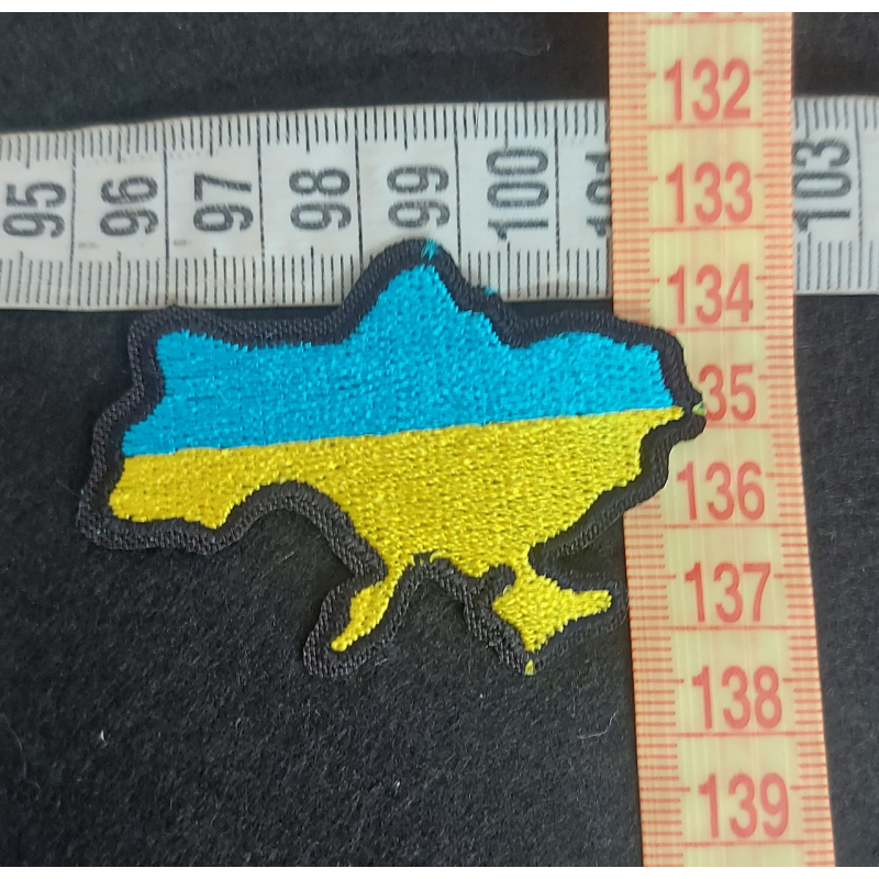 Аплікація для одягу мапа України