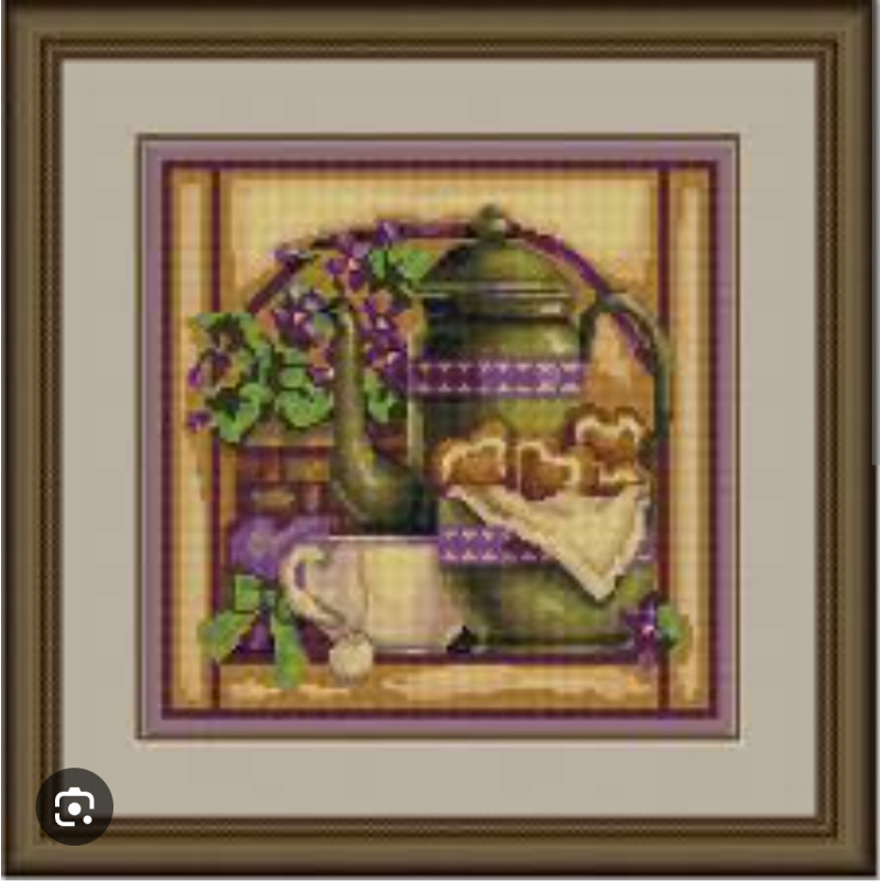 Схема для вишивання бісером. Кухня 3,