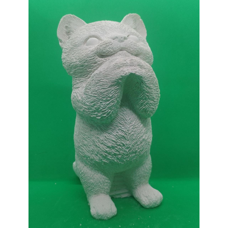 Гіпсова фігурка для розмальовування. Котик великий. Гіпсова фігурка для розмальовування. Котик великий.