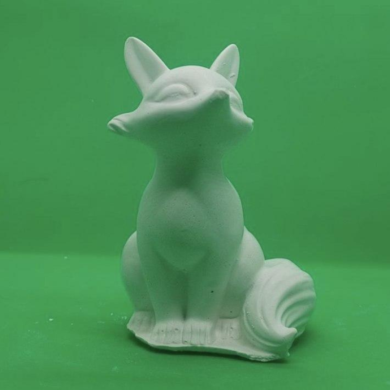 Гіпсова фігурка для розмальовування. Лисеня.