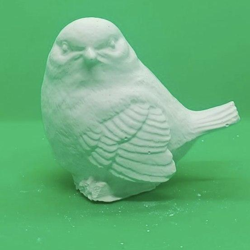 Гіпсова фігурка для розмальовування. Воробушок.