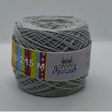 Пряжа полеестер Ярослав. 215м Колір: сіро-м“ятний