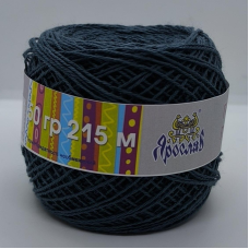 Пряжа полеестер Ярослав. 215м Колір: Темно-зелений