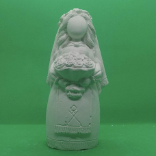 Гіпсова фігурка для розмальовування.Мотанка