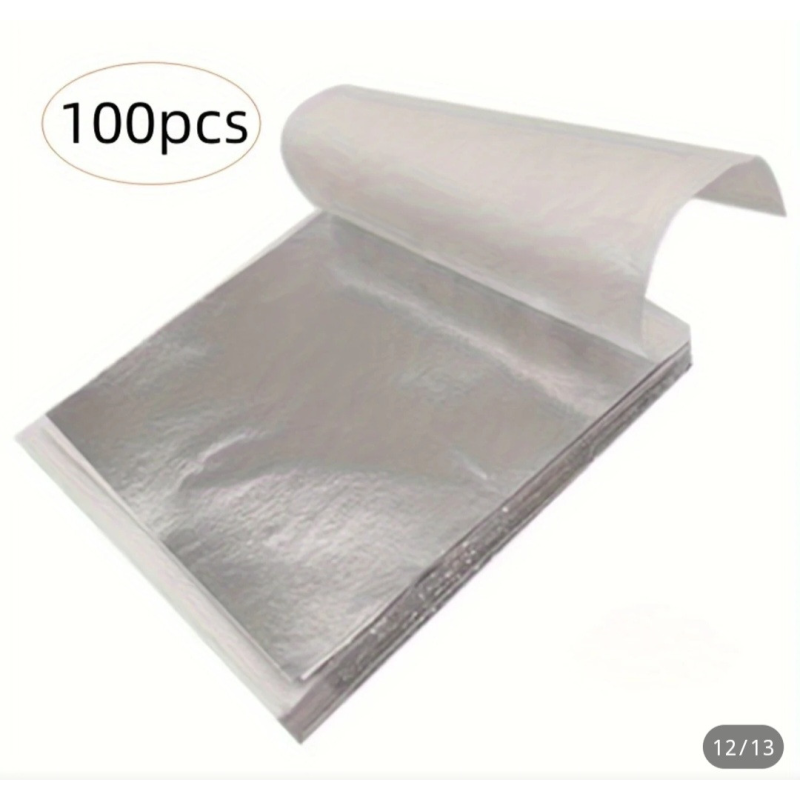 Поталь 100 л, Колір: срібло Поталь 100 л, Колір: срібло