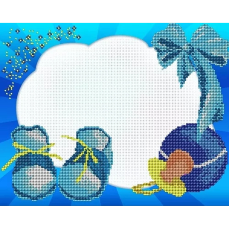 Схема для вишивання бісером. Метрика . Мій малюк. Схема для вишивання бісером. Метрика . Мій малюк.