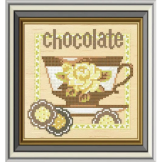 Схема для вишивання бісером. Шоколад.