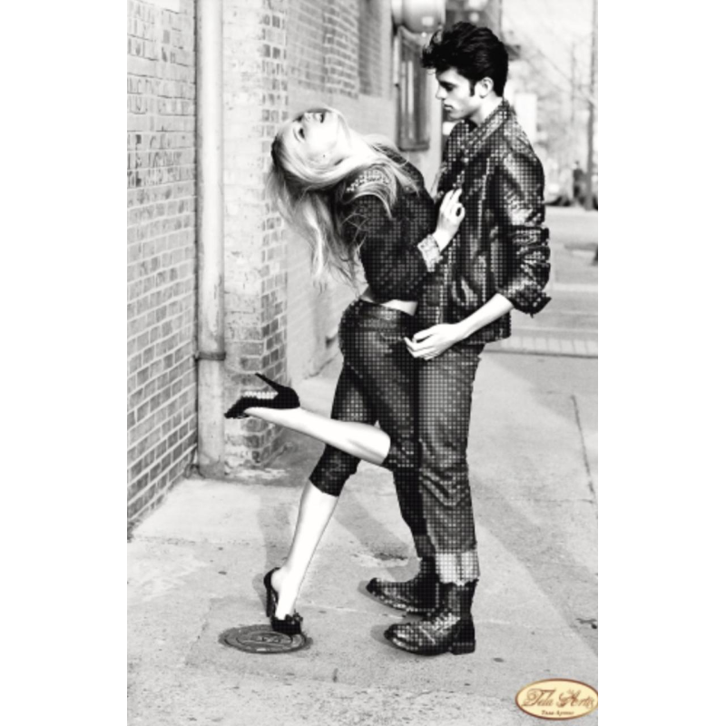 Схема для вишивання бісером. Рок-н-рол. Схема для вишивання бісером. Рок-н-рол.