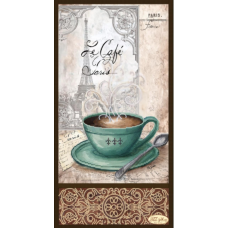 Схема для вишивання бісером. Кава в парижі.