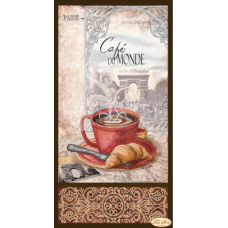 Схема для вишивання бісером. Кава в Парижі 1.