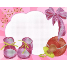 Схема для вишивання бісером.  Метрика . Мій малюк.