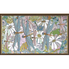 Схема для вишивання бісером. Ромашкове поле.