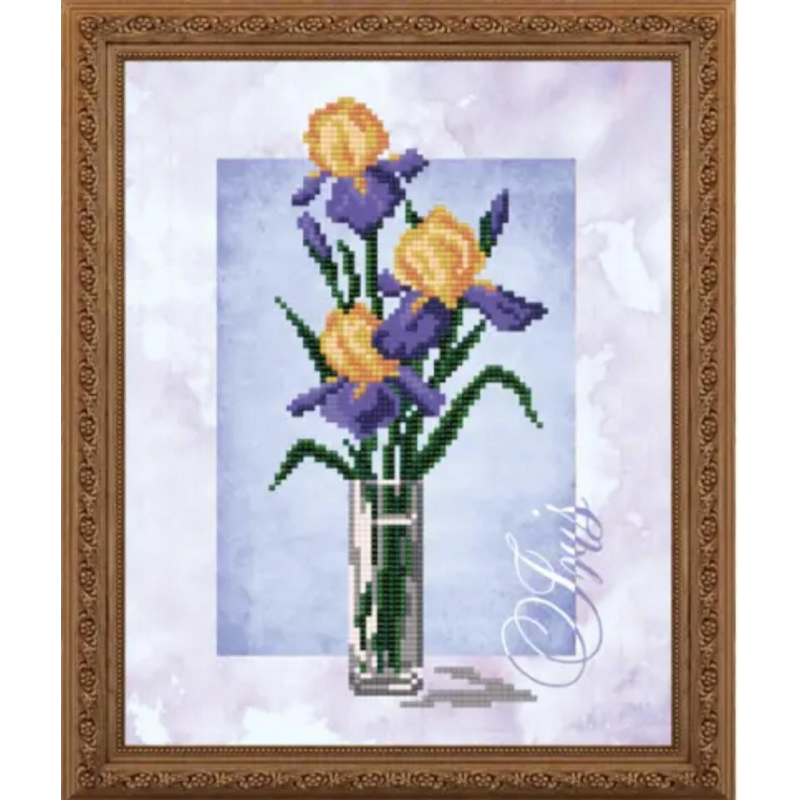 Схема для вишивання бісером. Іриси. Схема для вишивання бісером. Іриси.