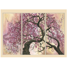 Схема для вишивання бісером. Сакура