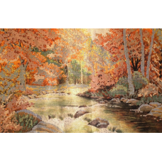 Схема для вишивання бісером. Політра осінні