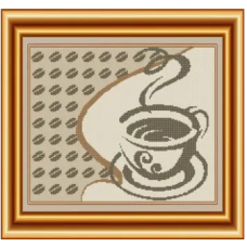 Схема для вишивання бісером. Кафе