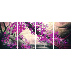 Схема для вишивання бісером. Орхідеї.