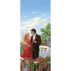 Схема для вишивання бісером. Побачення.