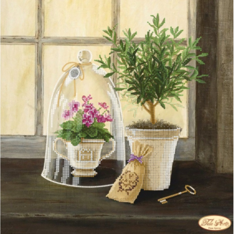 Схема для вишивання бісером. Кава в парижі.