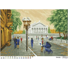 Схема для вишивання бісером. Після дощу.