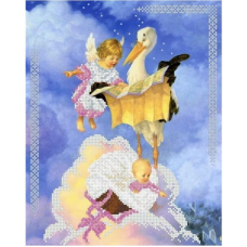 Схема для вишивання бісером. Зустрічайте донечку