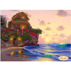 Схема для вишивання бісером. Будиночок мрії.