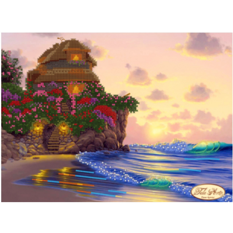 Схема для вишивання бісером. Будиночок мрії. Схема для вишивання бісером. Будиночок мрії.