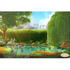 Схема для вишивання бісером. Райський куточок.