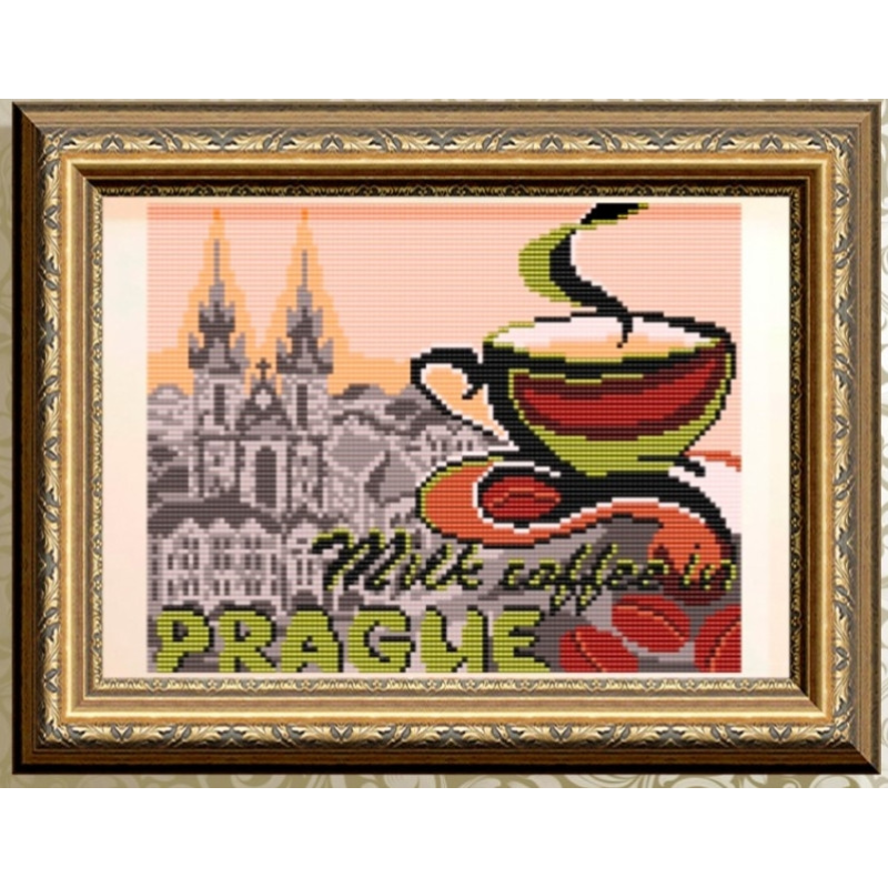 Схема для вишивання бісером... на м“ятний чай у Сідней.