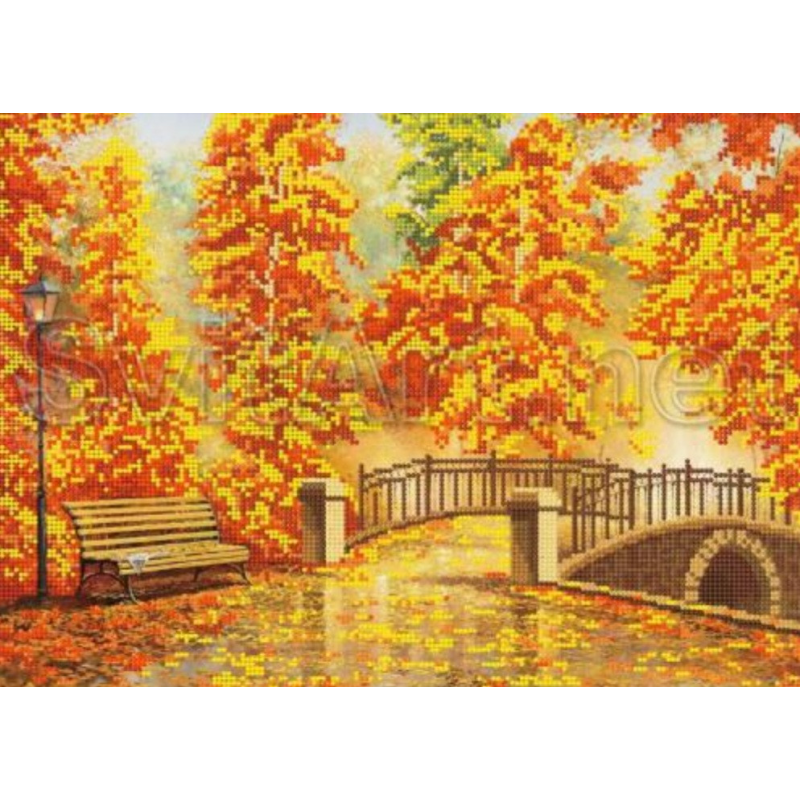 Схема для вишивання бісером. Осінь. Схема для вишивання бісером. Осінь.