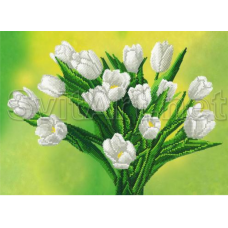 Схема для вишивання бісером. Тюльпан.