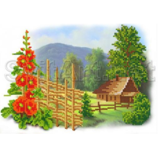 Схема для вишивання бісером. Карпати