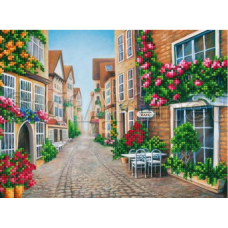 Схема для вишивання бісером. Затишна вуличка