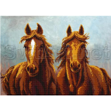 Схема для вишивання бісером. Коня.