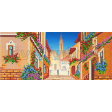 Схема для вишивання бісером. Вулички