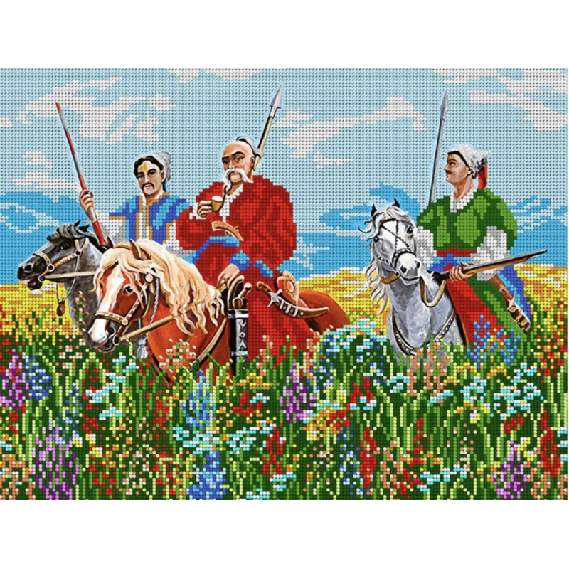 Схема для вишивання бісером. Тарас Бульба.