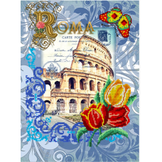 Схема для вишивання бісером. Рим.