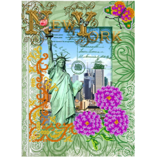 Схема для вишивання бісером. Нью-Йорк.