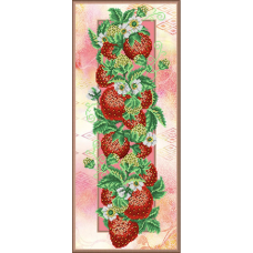 Схема для вишивання бісером. Полуниця.