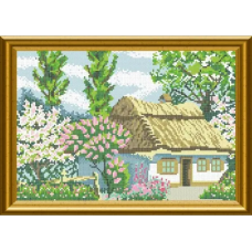 Схема для вишивання бісером. Весна.