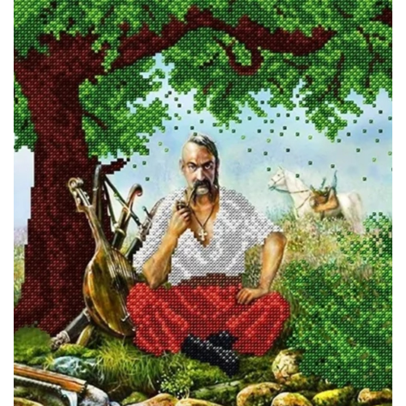 Схема для вишивання бісером. Думи мої, думи.... Схема для вишивання бісером. Думи мої, думи....