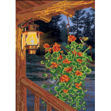 Схема для вишивання бісером. Вечер.