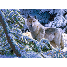 Схема для вишивання бісером. Пушок на даху.