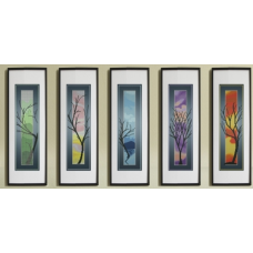 Схема для вишивання бісером. Дерево зима.