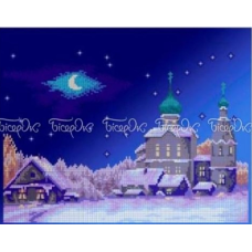 Схема для вишивання бісером. Різдвяна ніч.