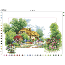 Схема для вишивання бісером. Весна