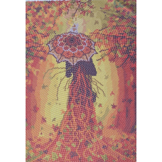 Схема для вишивання бісером. Золота осінь.