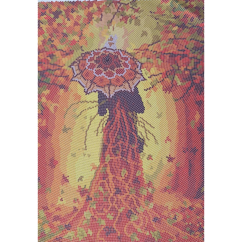 Схема для вишивання бісером. Золота осінь.