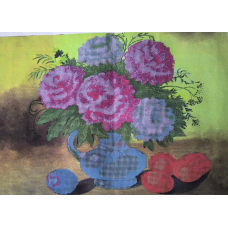 Схема для вишивання бісером. Пионы.